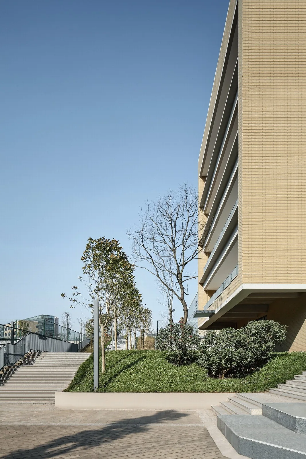 BIM建筑|西南大学附属中学两江校区：消失的高密度校园 / gad