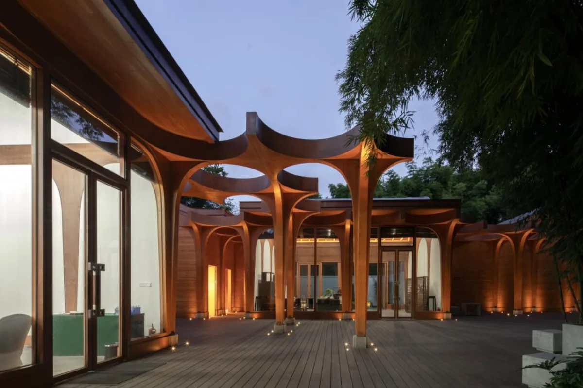 BIM建筑|中意文化艺术交流中心之中华馆 / aoe事建组
