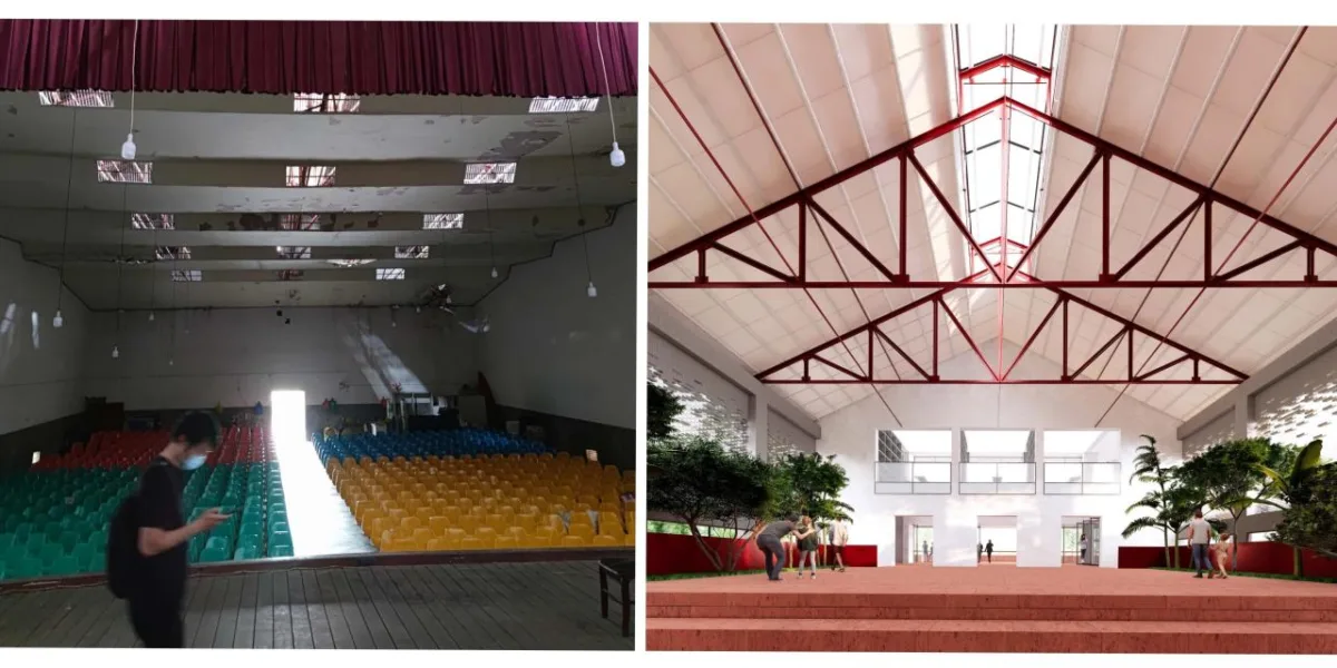 BIM建筑|扎根！生长！——邛崃市平乐古镇剧场改造 / 厚石设计