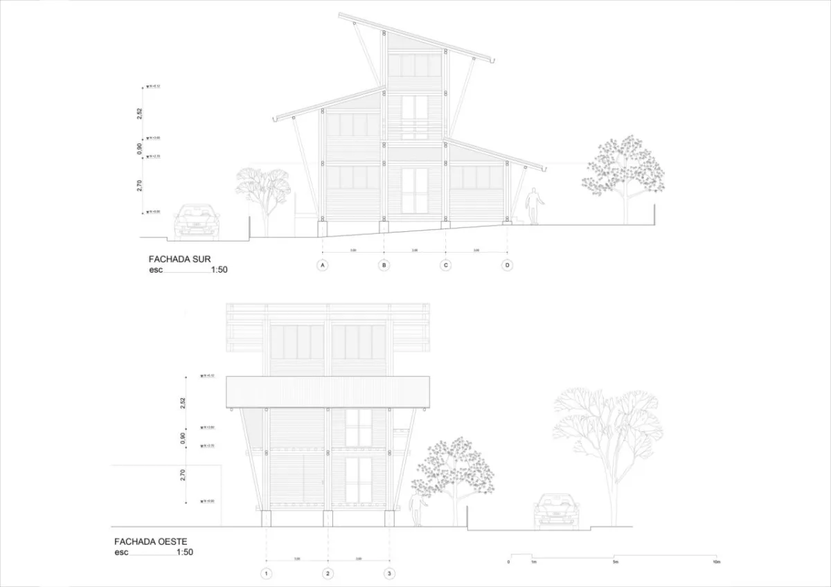 BIM建筑|地域性住宅 / ESEcolectivo
