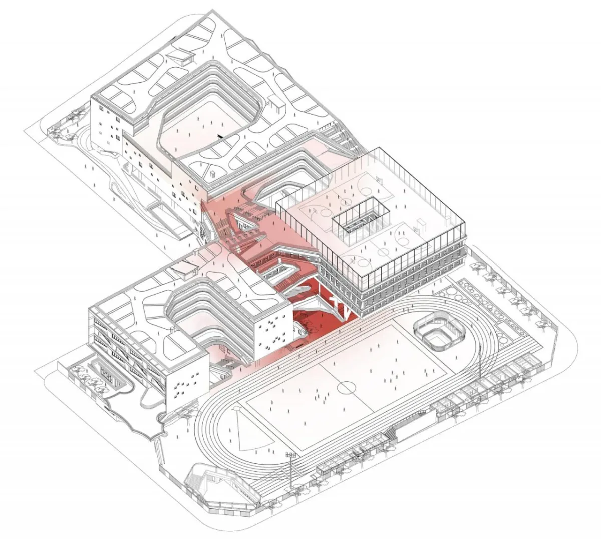 BIM建筑|深圳市宝安区上星学校 / 第伍建筑