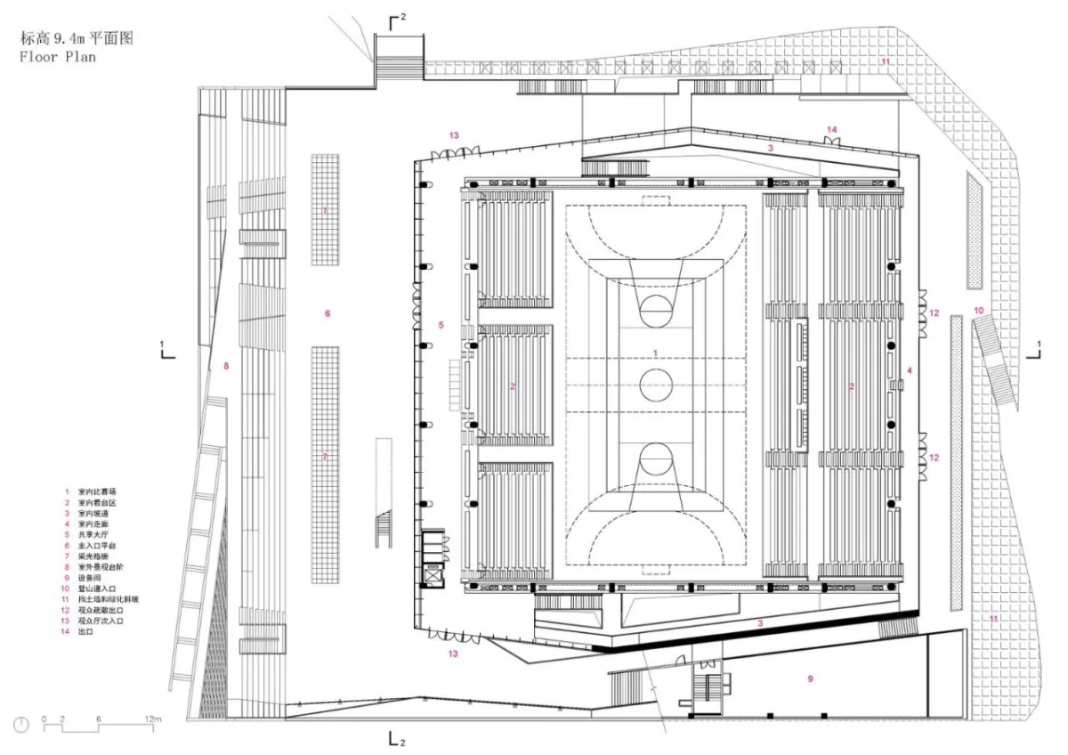 BIM建筑|南方科技大学体育馆 / URBANUS都市实践