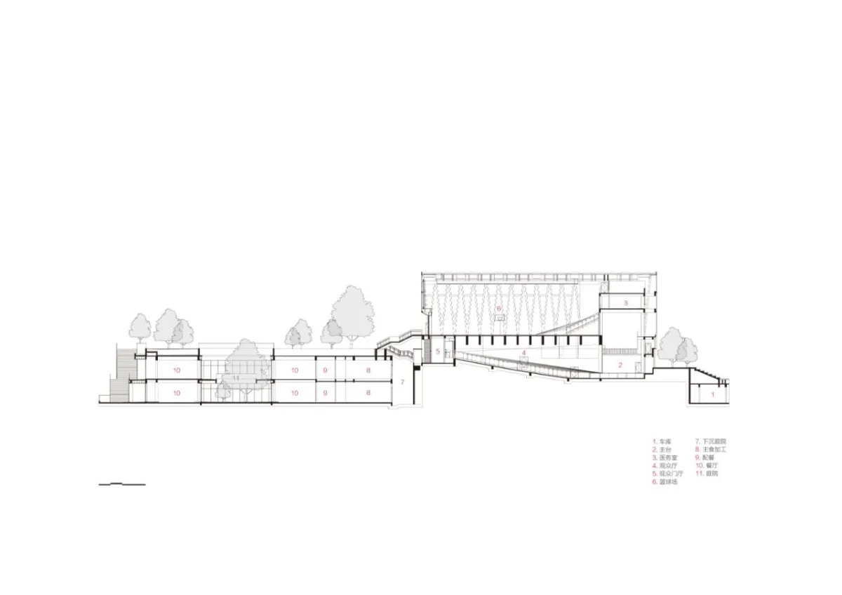BIM建筑|西南大学附属中学两江校区：消失的高密度校园 / gad