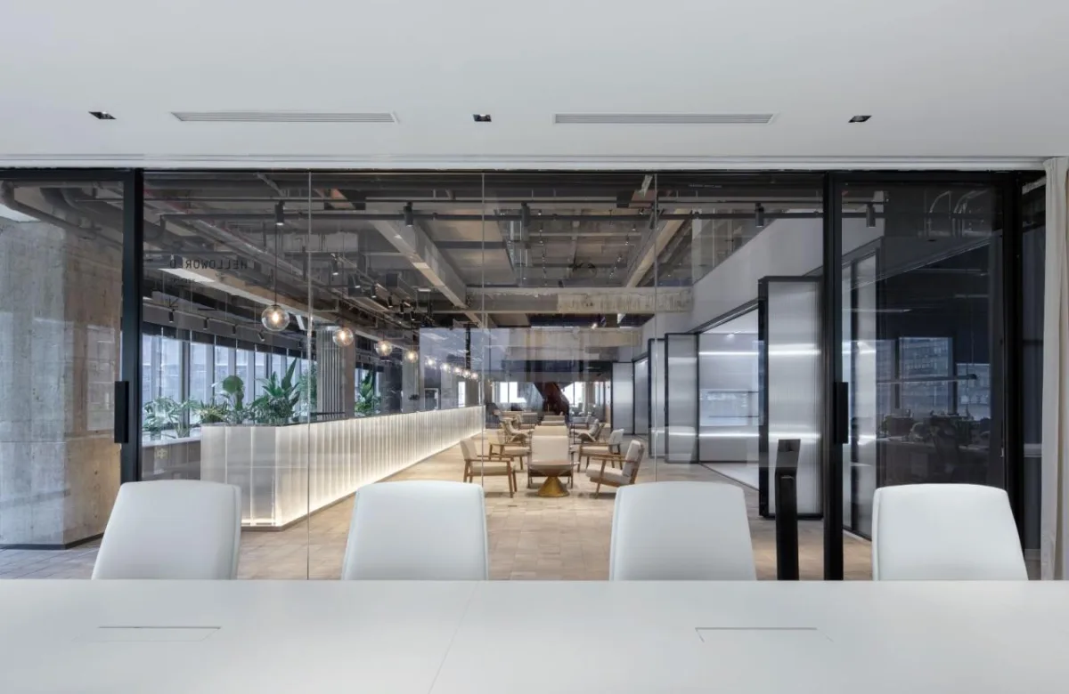 BIM建筑|将悬浮会议室引入移卡办公空间 / JSPA Design