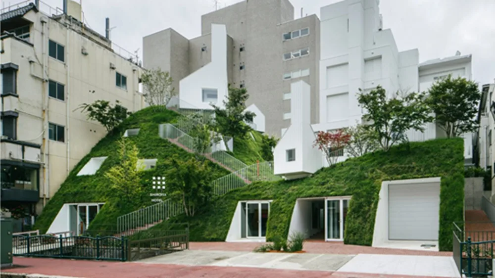 BIM建筑|藤本壮介为Shiroiya酒店增加巨大的中庭和青山