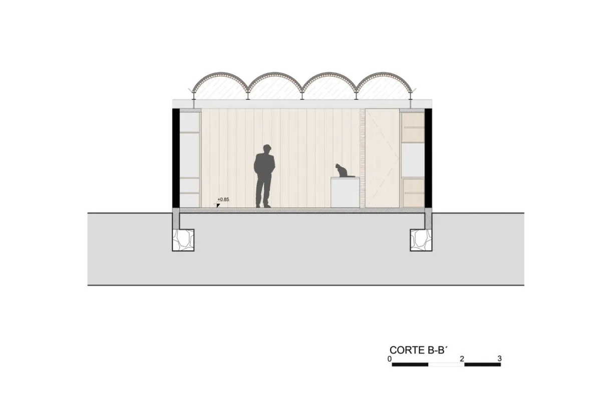 BIM建筑|手工压制砖与木材构筑而成的自宅 / Equipo de Arquitectura