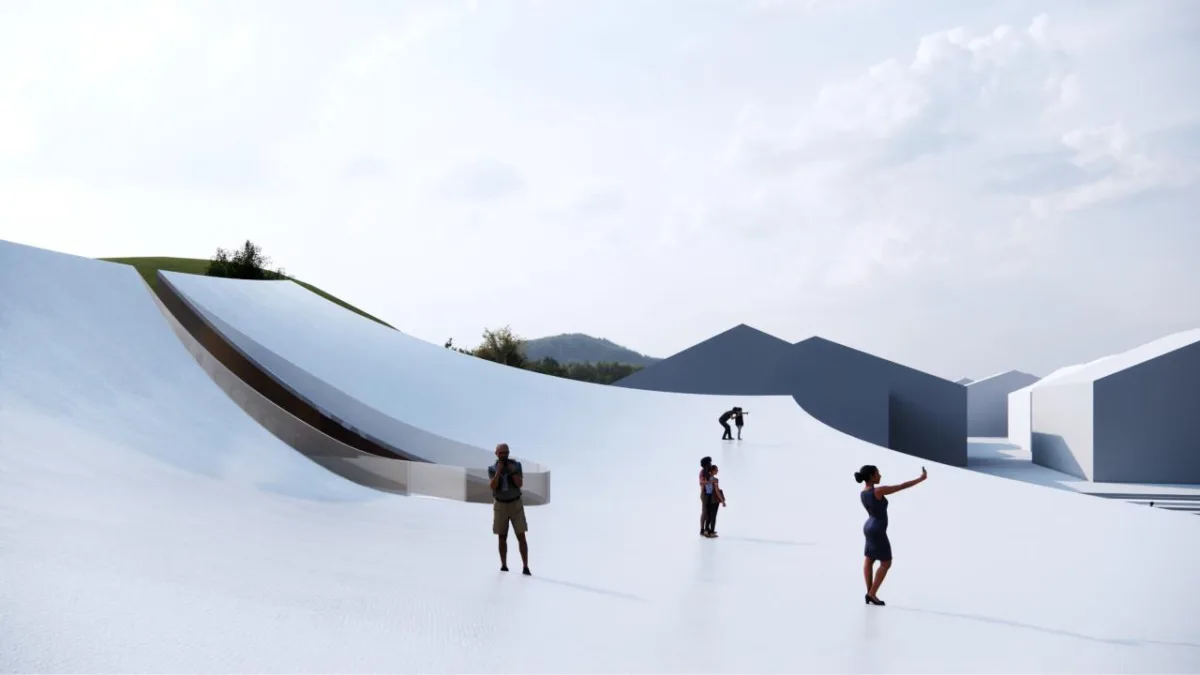 BIM建筑|藏马山飞毯 ：亲子活动中心 / 栖城设计