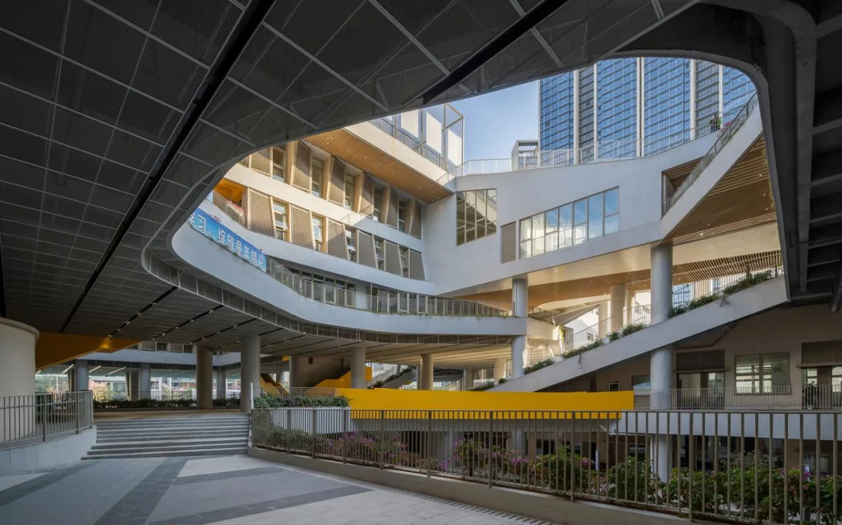 BIM建筑|深圳市宝安区上星学校 / 第伍建筑