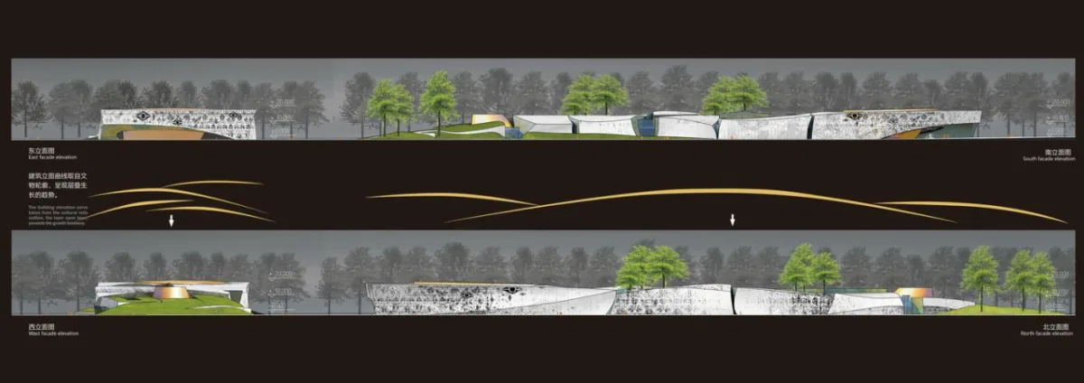 BIM建筑|古蜀玉璋：三星堆博物馆新馆方案设计 / 北京市建筑设计研究院有限公司