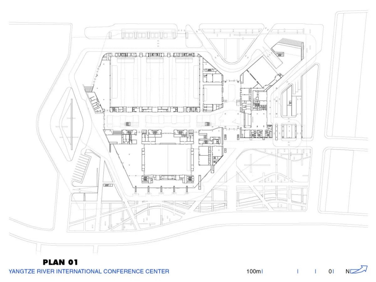 BIM建筑|扬子江国际会议中心 / Morphosis 墨菲西斯
