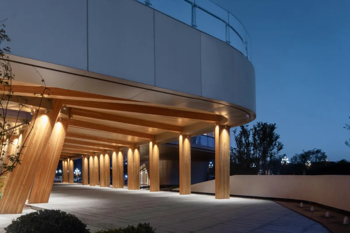 BIM建筑|木构建造设计一体化 l 宜宾白兰美学馆：建筑如何在地生长？