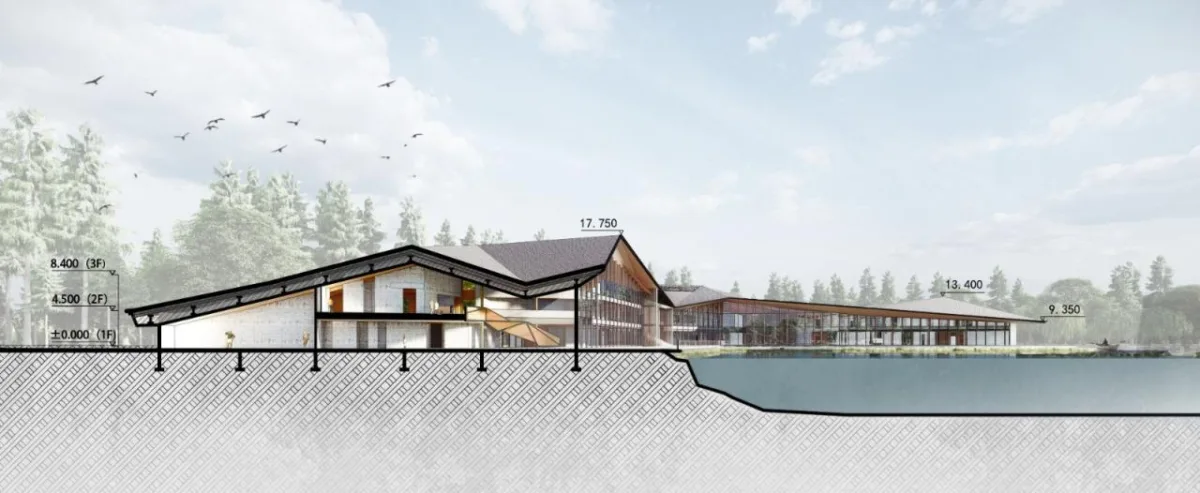 BIM建筑|长兴岛郊野公园游客中心 / 米川工作室 + 水石设计