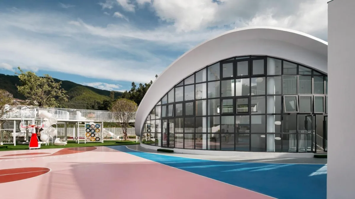 BIM建筑|虽偏远 理想必致！在西昌卫星发射基地大凉山建一座“探索者幼儿园” / 迪卡建筑设计中心