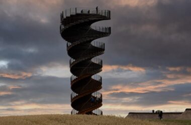 BIM建筑|BIG设计双螺旋观景塔-BIM建筑网