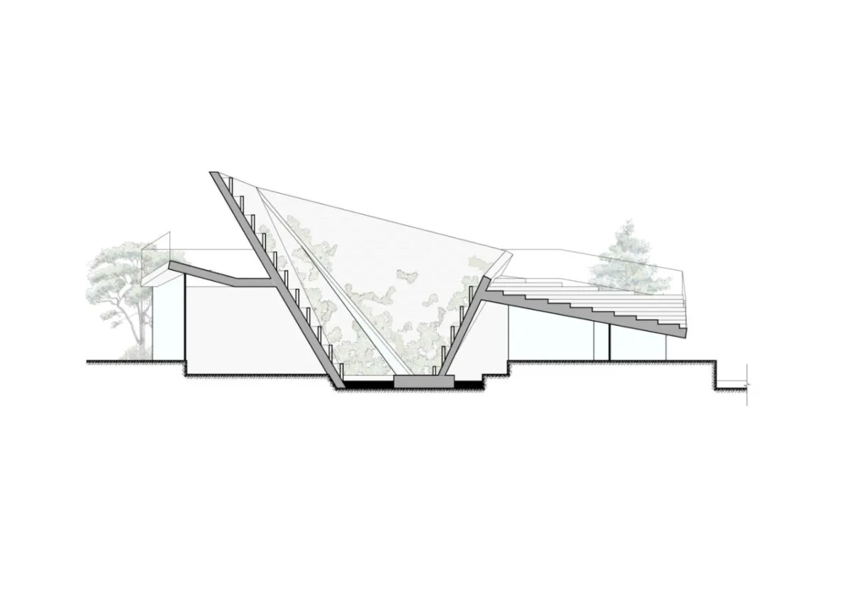 BIM建筑|山村改造中的小品建筑：山根之花 ／谱观建筑
