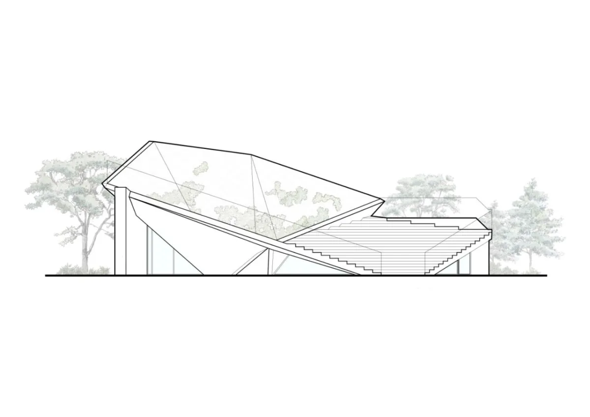 BIM建筑|山村改造中的小品建筑：山根之花 ／谱观建筑