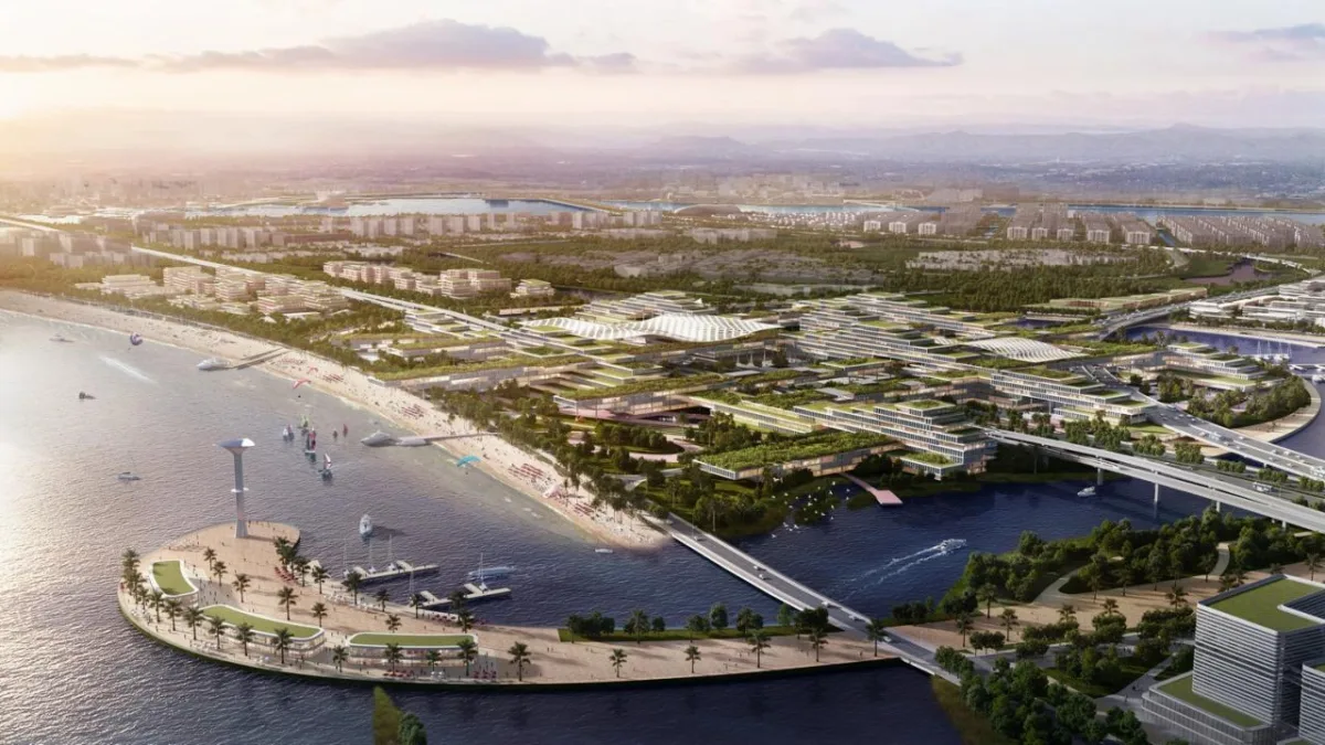 BIM建筑| UPDIS与Aedas联合体赢得厦门新机场片区城市设计国际方案竞赛