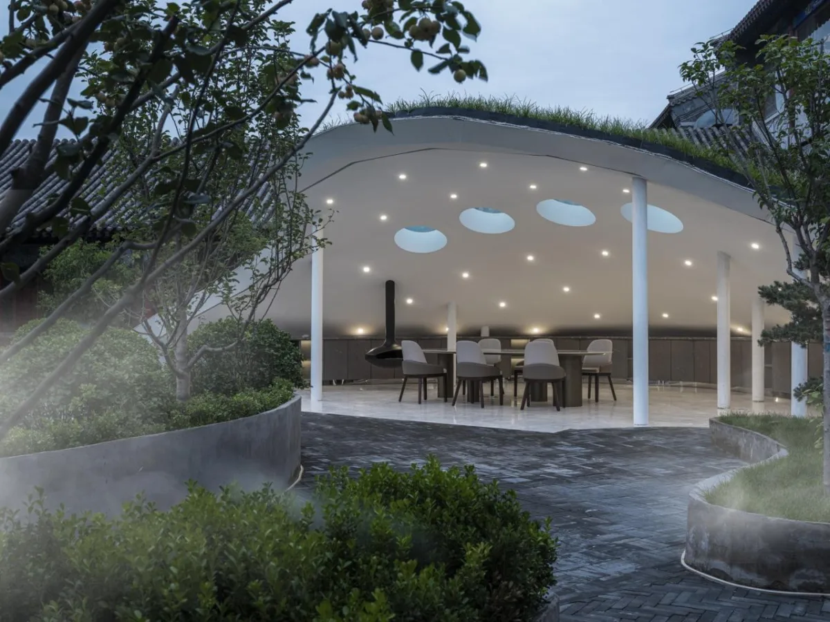 BIM建筑|中国传统四合庭院的人文办公综合体升级改造 / 北京中德行建筑设计