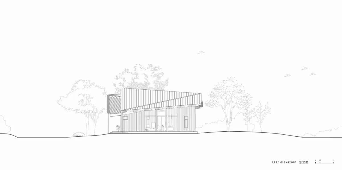 BIM建筑|富阳·阳陂湖湿地接待中心 / 尌林建筑设计事务所