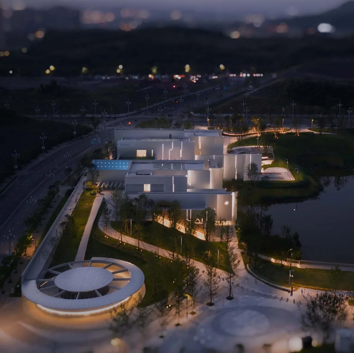 BIM建筑|特斯联科技集团人工智能城市先行区 AI PARK / 行之建筑设计工作室