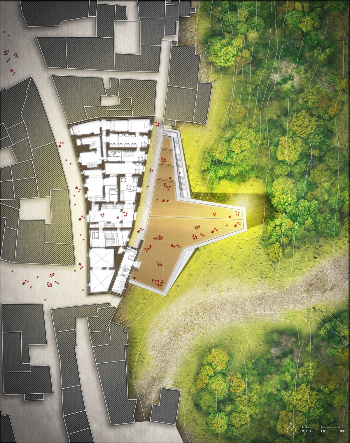 BIM建筑|托斯卡纳“山谷浮桥” / MC A新作