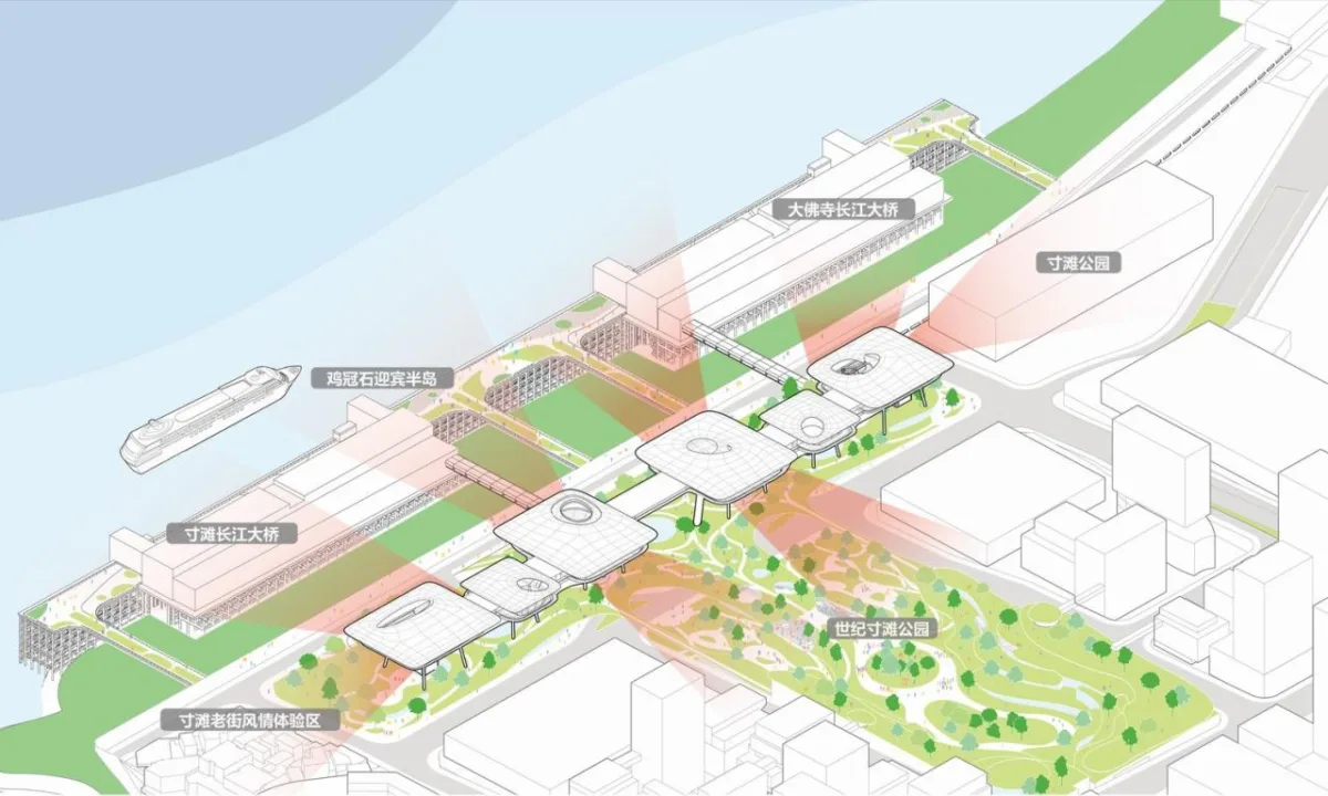 BIM建筑|“龙门吊” | MAD赢得重庆寸滩国际邮轮中心竞赛