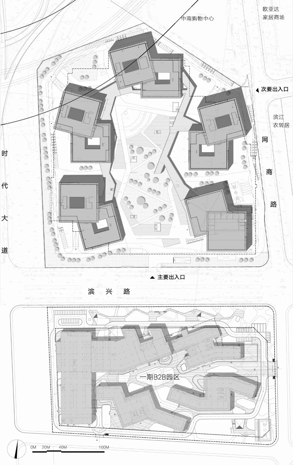 BIM建筑|阿里巴巴杭州软件生产基地二期 / 浙江省建筑设计研究院