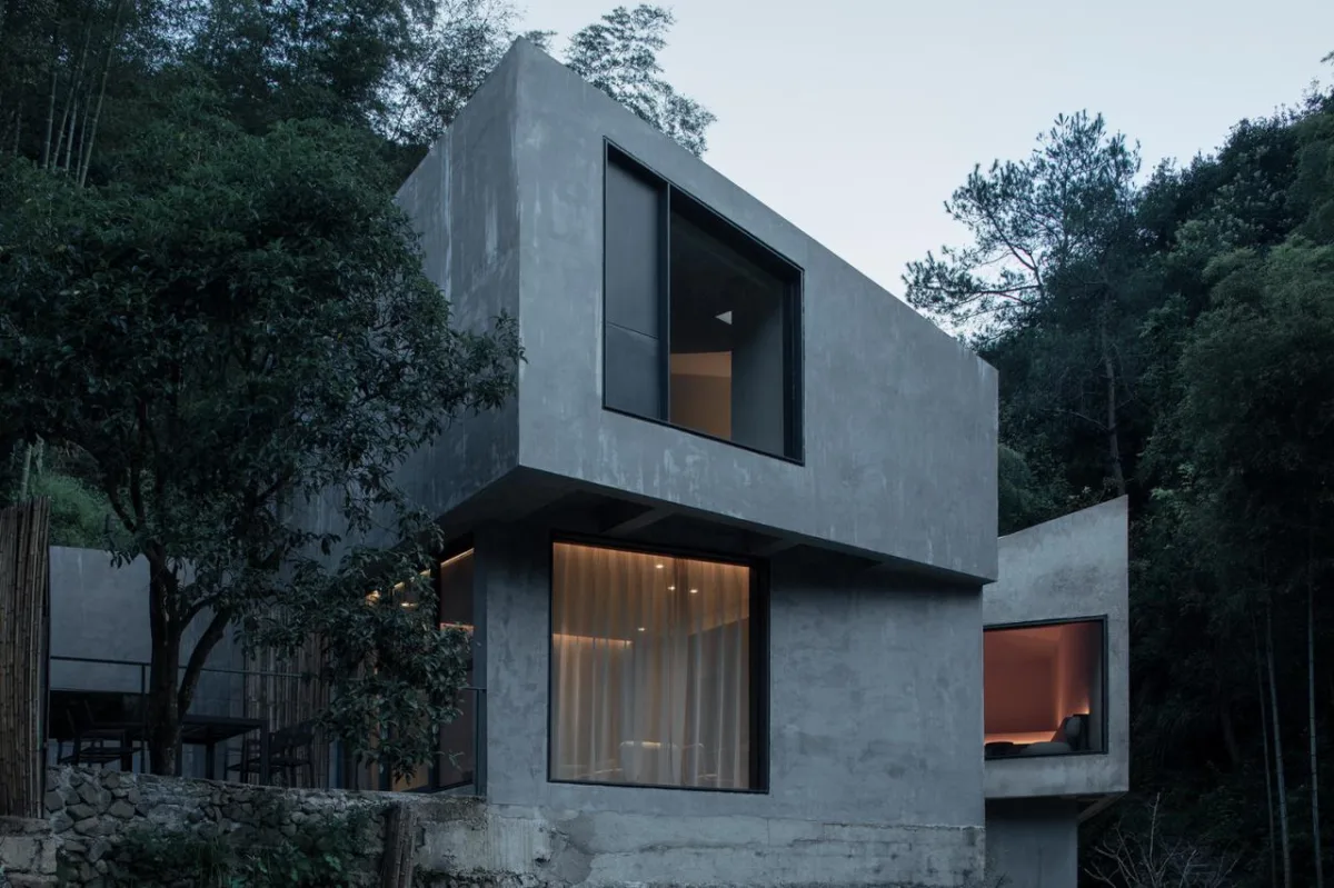 BIM建筑|桐庐流云乡墅，山野间的隐世秘境 / MDO木君建筑设计