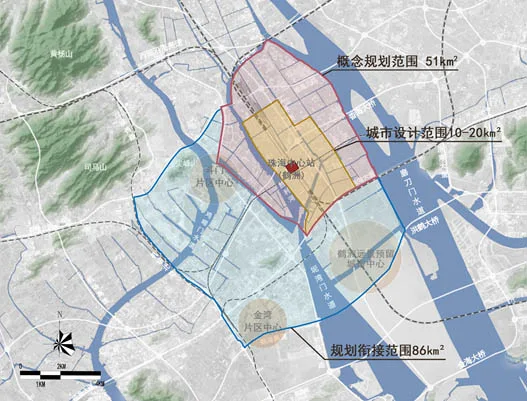 BIM建筑|珠海中心站（鹤洲）枢纽及周边片区概念规划暨城市设计国际竞赛