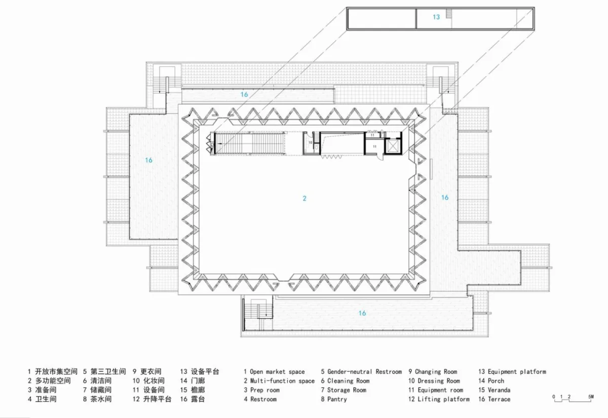 BIM建筑|市集美术馆——西塘东区一号楼的叠合形制 / 山水秀建筑事务所