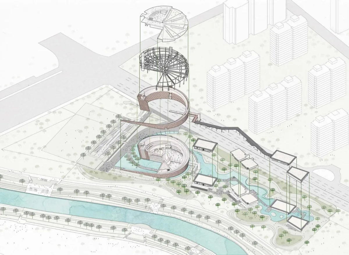 BIM建筑|济宁运河文化艺术中心 / 筑境设计