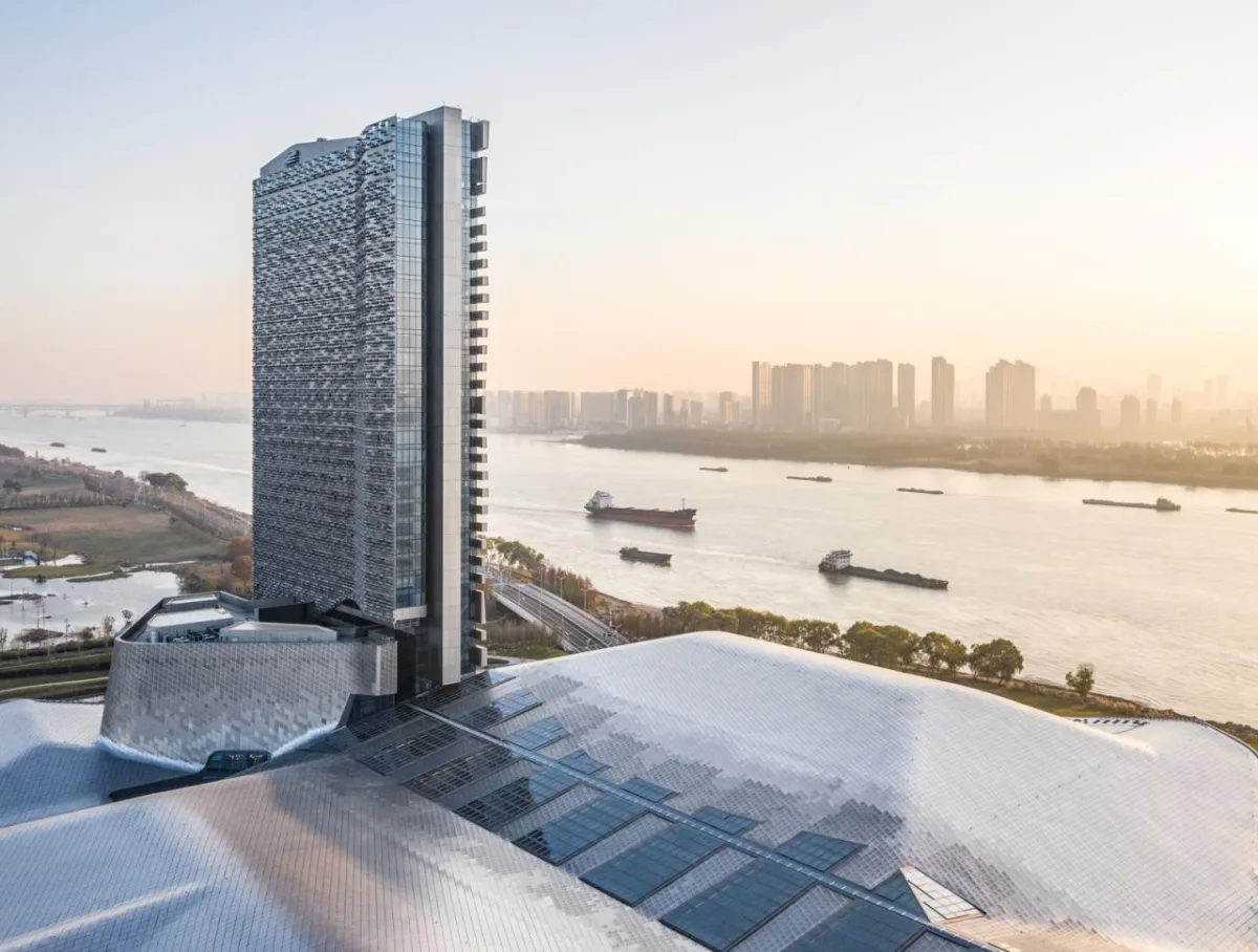BIM建筑|扬子江国际会议中心 / Morphosis 墨菲西斯