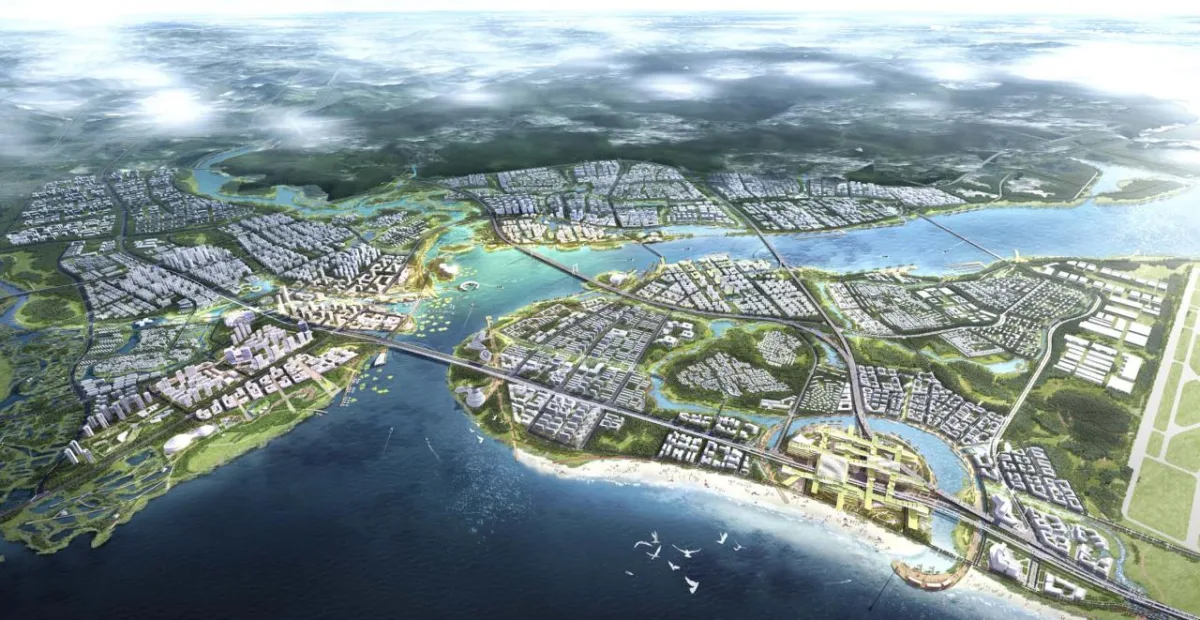 BIM建筑| UPDIS与Aedas联合体赢得厦门新机场片区城市设计国际方案竞赛