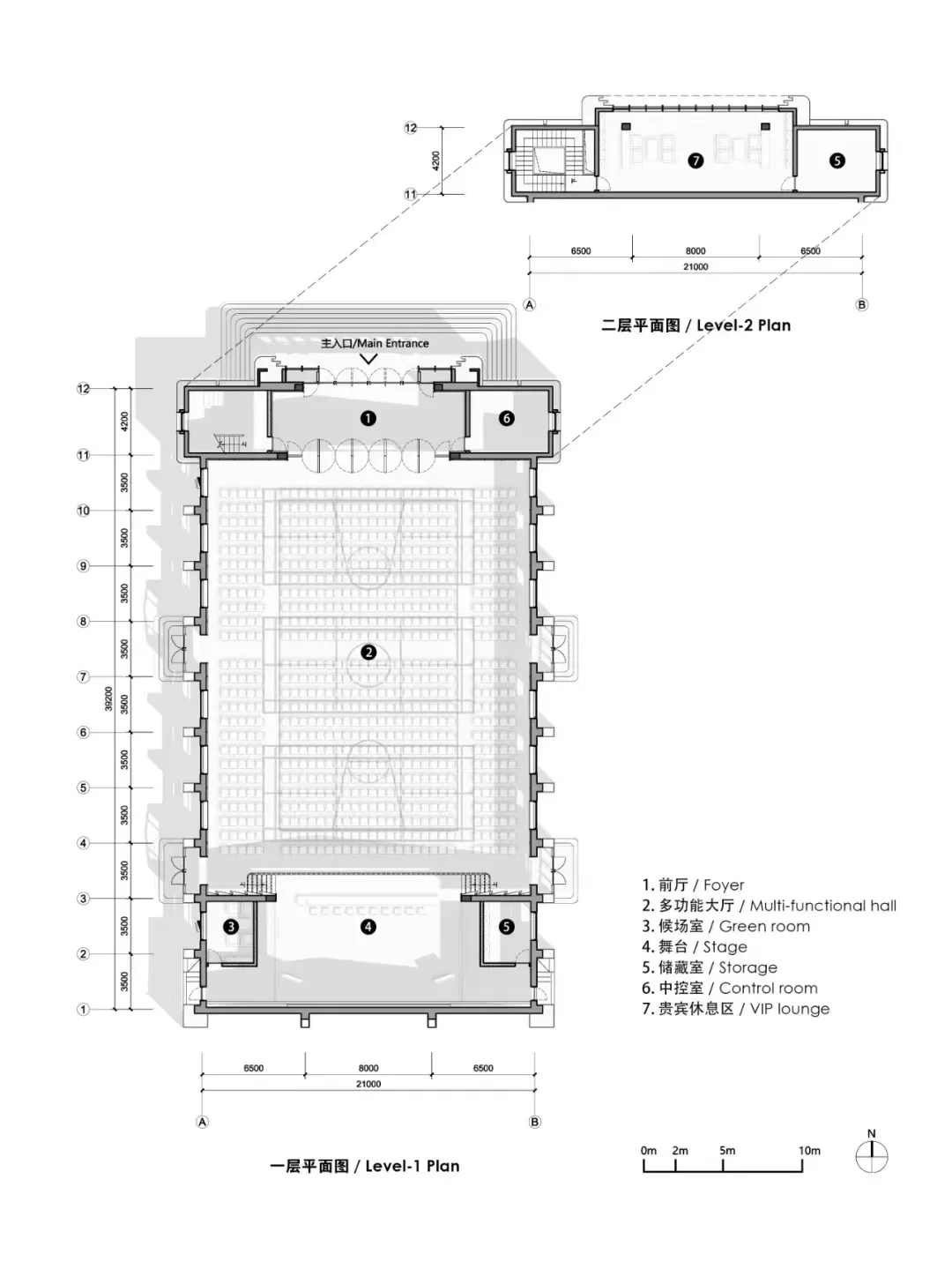 BIM建筑|回忆中学时光， 是否有陪伴着一座大礼堂？| UUA