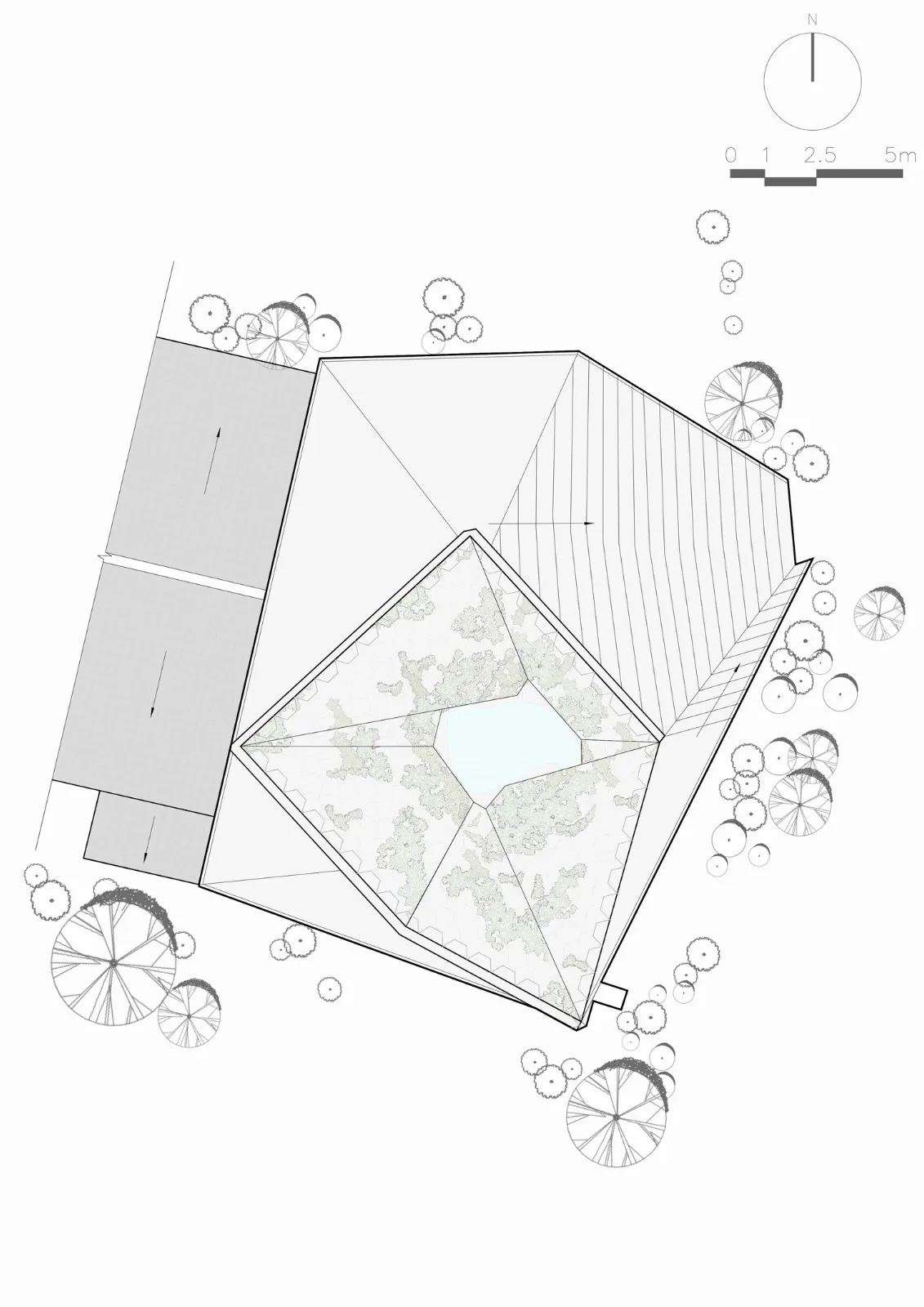 BIM建筑|山村改造中的小品建筑：山根之花 ／谱观建筑