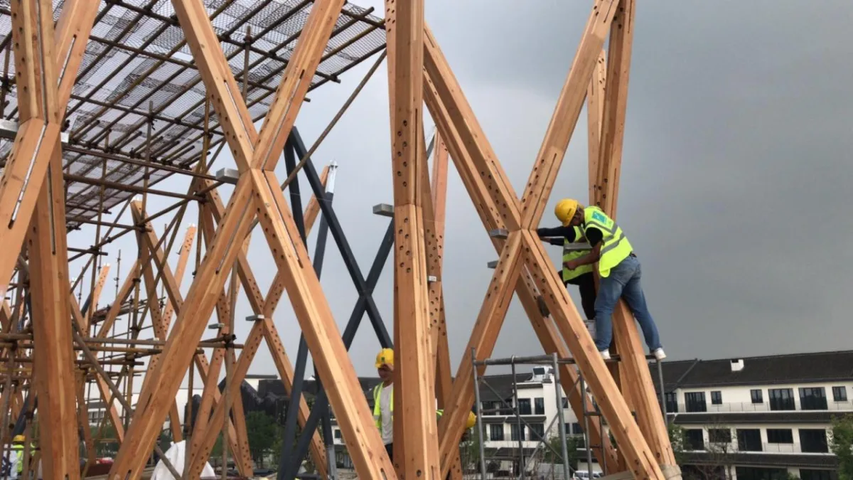 BIM建筑|市集美术馆——西塘东区一号楼的叠合形制 / 山水秀建筑事务所