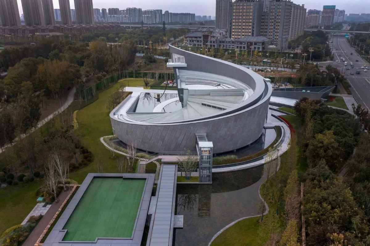 BIM建筑|济宁运河文化艺术中心 / 筑境设计