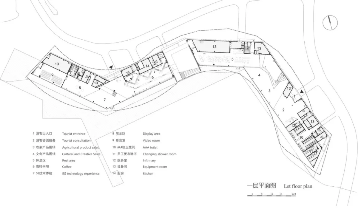 BIM建筑|长兴岛郊野公园游客中心 / 米川工作室 + 水石设计