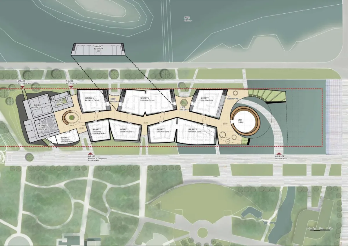 BIM建筑|古蜀玉璋：三星堆博物馆新馆方案设计 / 北京市建筑设计研究院有限公司