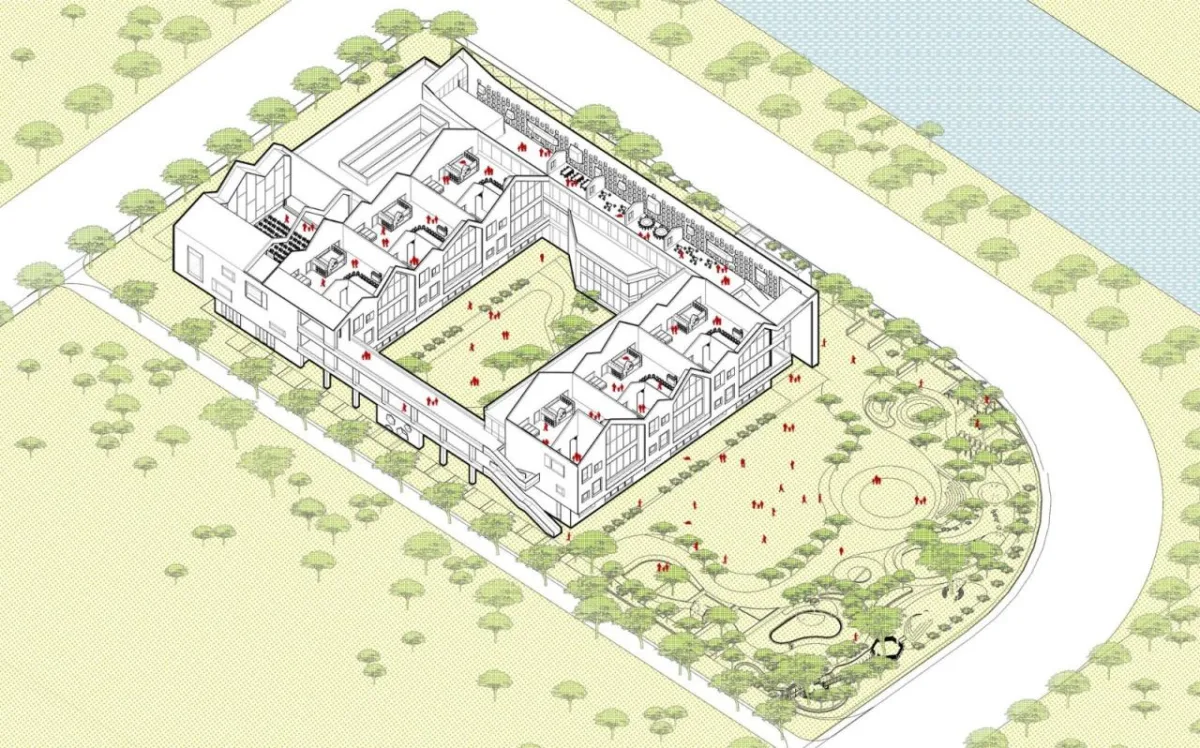 BIM建筑|南京市鼓楼幼儿园江北分园 / 东南大学建筑设计研究院