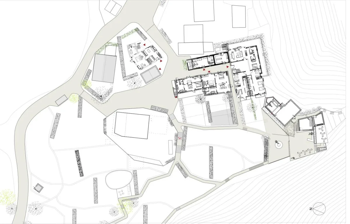 BIM建筑|桐庐流云乡墅，山野间的隐世秘境 / MDO木君建筑设计