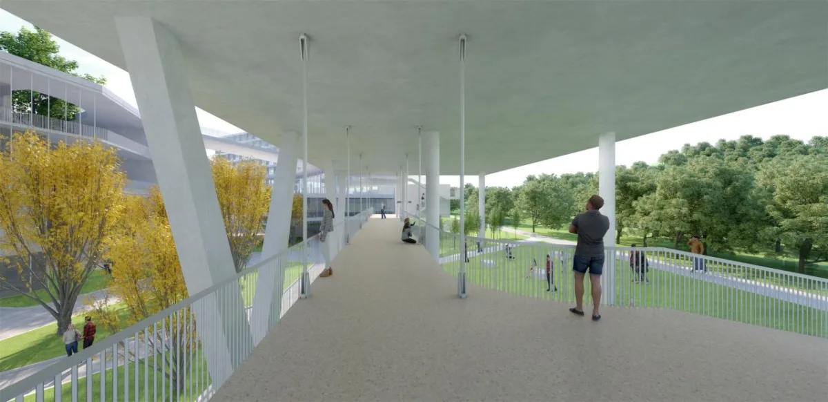 BIM建筑|山间学堂：深圳市第三十三高级中学（中标候选方案） / 上海华都建筑规划设计有限公司