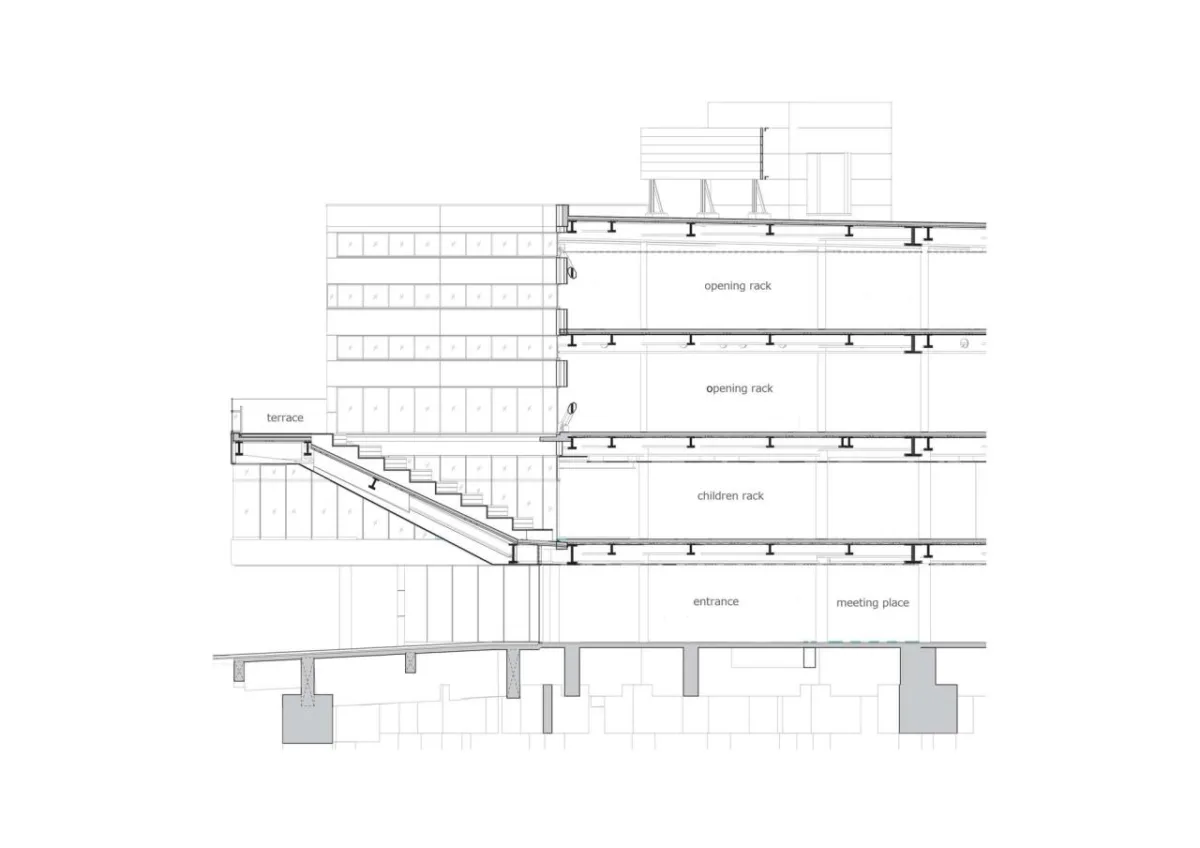 BIM建筑|Librio行桥（行桥市图书馆综合设施） / 三上建筑事务所