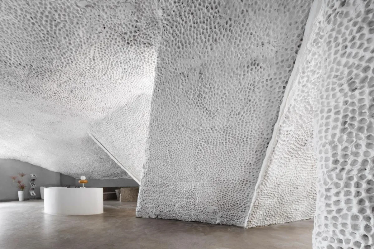 BIM建筑|山村改造中的小品建筑：山根之花 ／谱观建筑