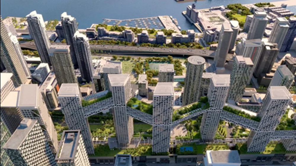 BIM建筑|萨夫迪设计相互连接的住宅楼