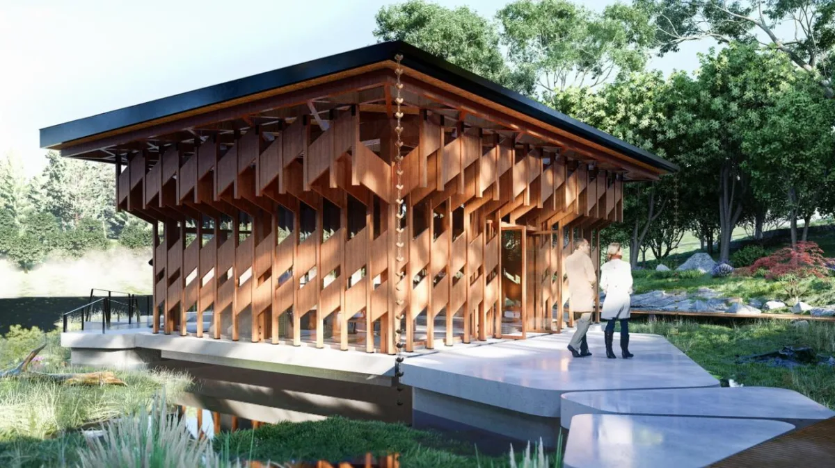 BIM建筑|天府栖岸——观鸟屋 / 蜂蜜景观工坊
