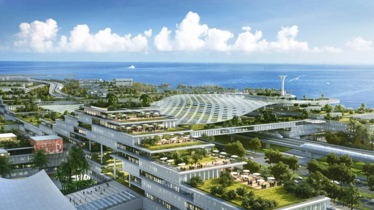 BIM建筑| UPDIS与Aedas联合体赢得厦门新机场片区城市设计国际方案竞赛