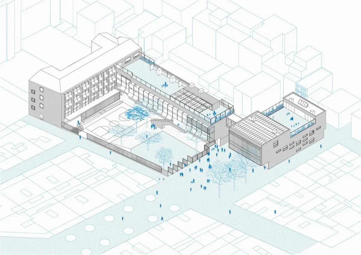 BIM建筑|小学扩建:Mar Bella 学校 / SUMO arquitectes BIM建筑|小学扩建:Mar Bella 学校 / SUMO arquitectes