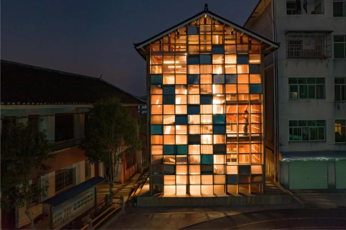 BIM建筑|中国乡村图书馆的新范式：坪坦书屋 / Condition Lab & UAL Studio