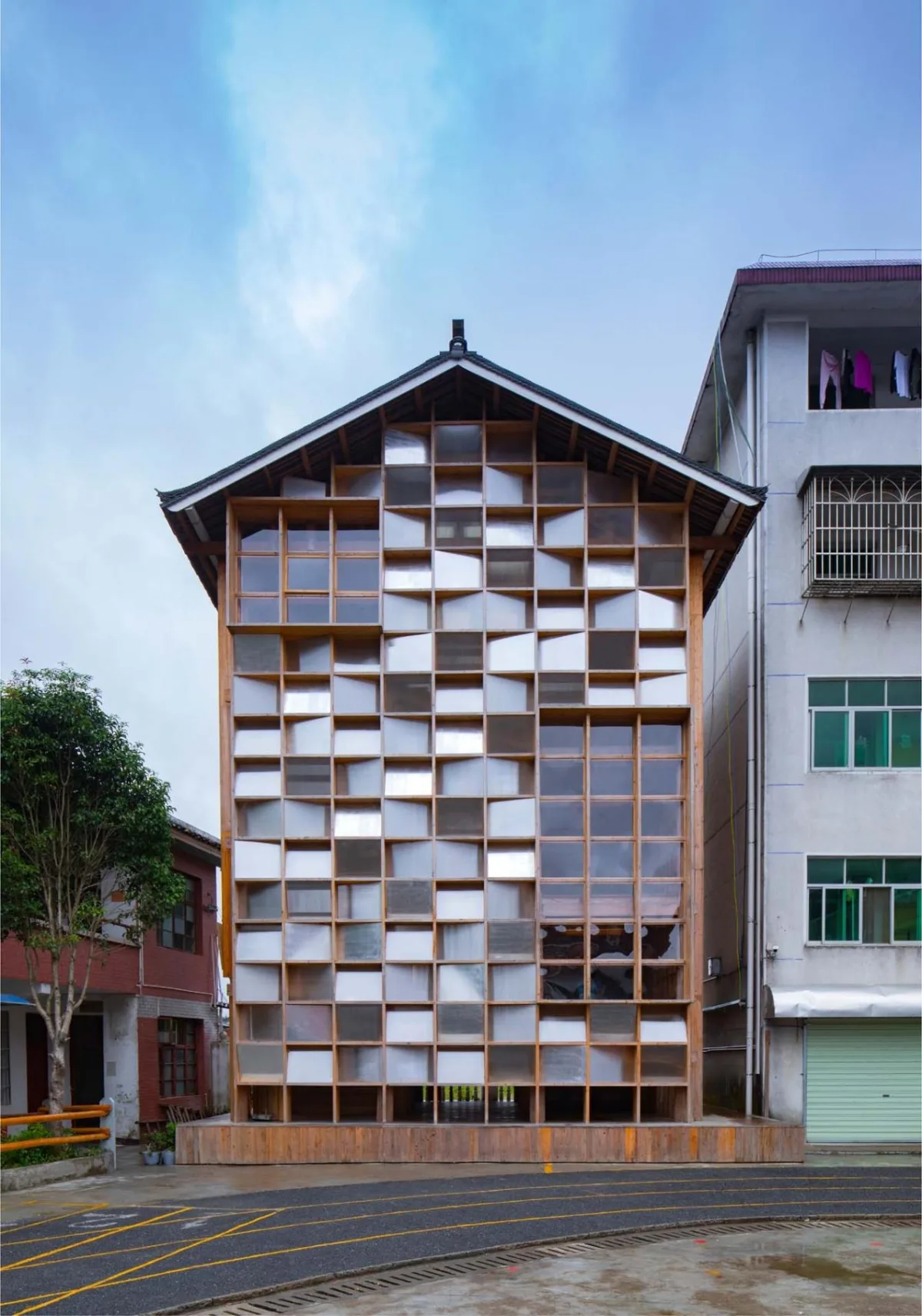 BIM建筑|中国乡村图书馆的新范式：坪坦书屋 / Condition Lab & UAL Studio